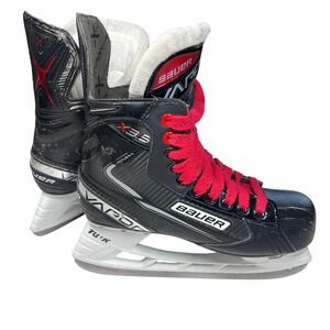 Bauer Vapor X3.5 Ice Hockey Skates Mens 6 D Black Red Tuuk Lightspeed Pro II